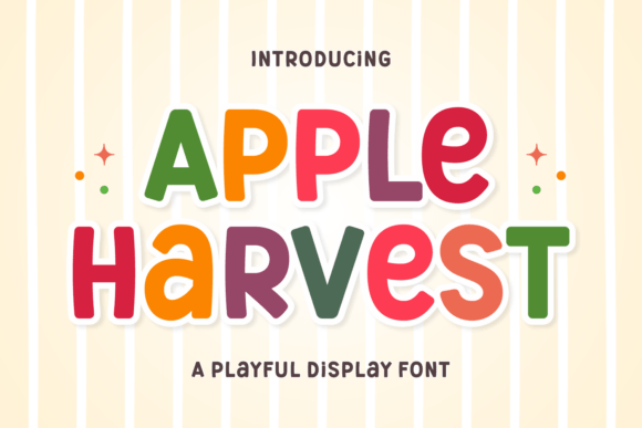 Apple Harvest: The Vibrant Display Font for Warm Campaigns