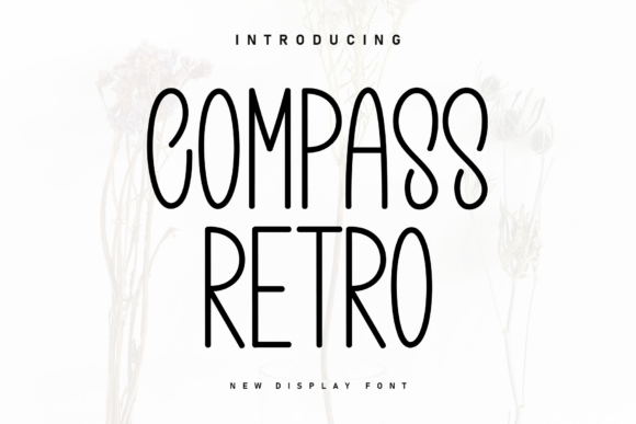 Compass Retro: A Handwritten Display Font for Modern Web Design