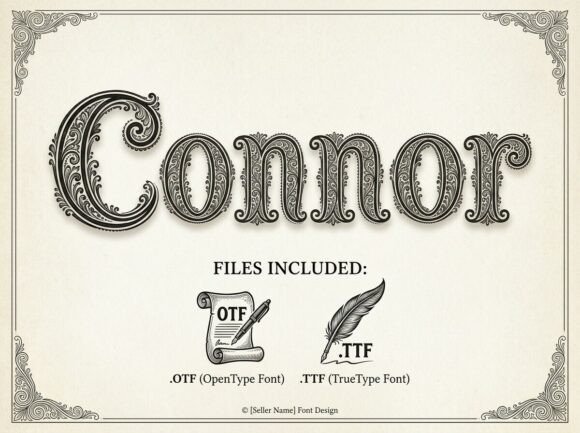 Connor: The Premium Display Font for Bold Web Design