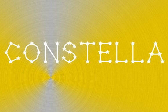 Constella: The Elegant Celestial Display Font for Handmade Creators