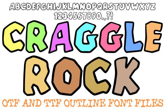 Craggle Rock: A High-Energy Display Font for Bold Web Design