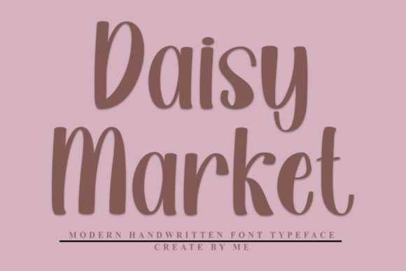 Daisy Market: The Festive Display Typeface for Holiday Editorial Design