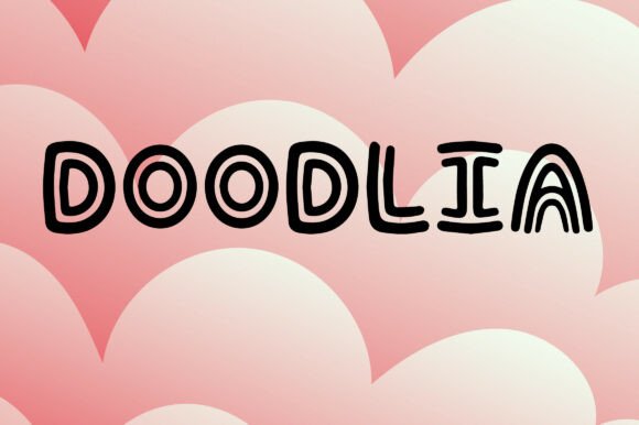 Doodlia: A Playful Hand-Drawn Doodle Font for Engaging Editorial Design