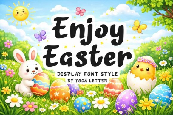 Enjoy Easter: The Perfect Display Typeface for Seasonal Campaigns