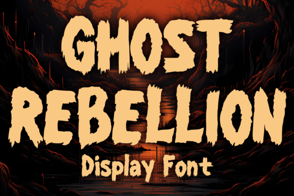 Ghost Rebellion: A Unique Display Font for Eerie Editorial Design