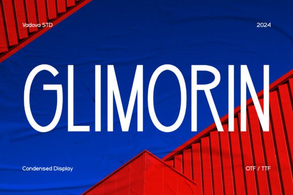 Glimorin: A Sophisticated Condensed Display Typeface for Vertical Branding