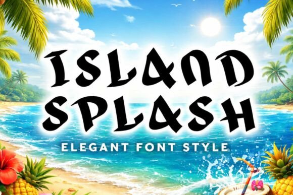 Island Splash: The Ultimate Display Font for Viral Campaigns