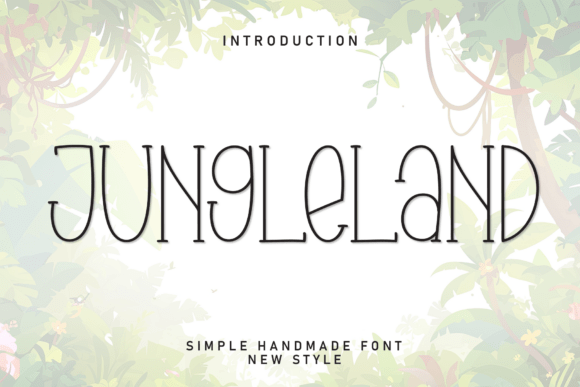 Jungleland: The Enchanting Display Font for Scroll-Stopping Visuals