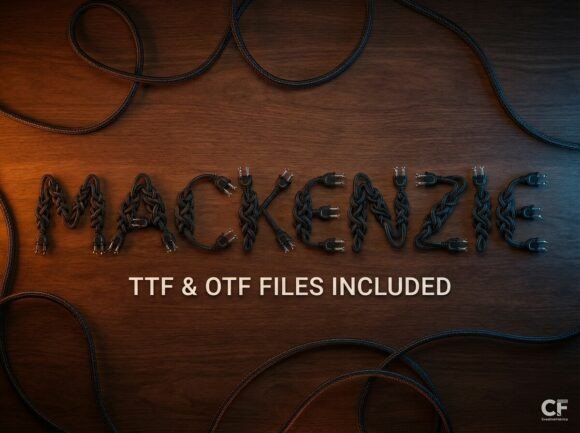 Mackenzie: A High-Voltage Display Font for Bold Editorial Design