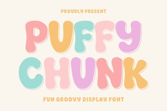 Puffy Chunk: A Bold Display Font for Playful Web Design