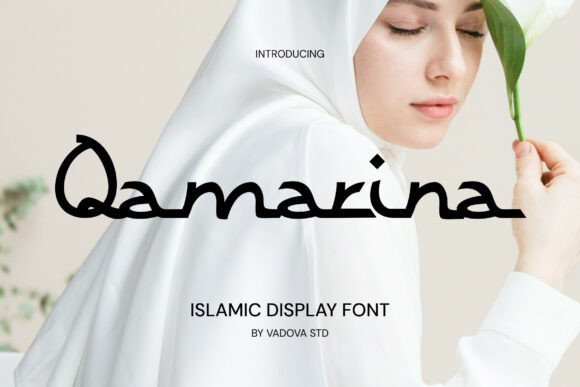 Qamarina: A Premium Display Font for Elegant Brand Identity