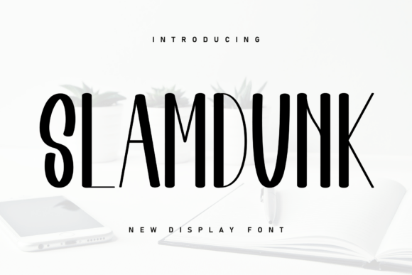 Slamdunk: The Handwritten Display Font for Modern Editorial Design