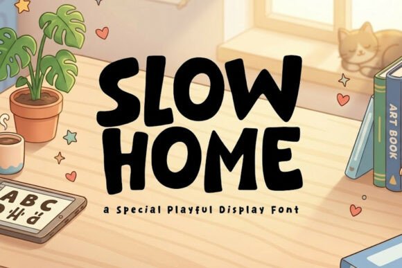 Slow Home: The Perfect Display Font for Your Brand Identity