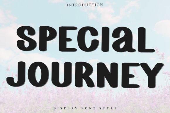 Special Journey: A Bold Display Typeface for Modern Editorial Design