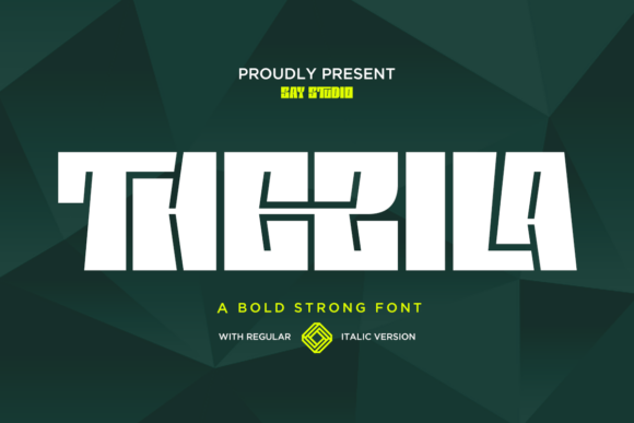 Thezila: A Bold Display Typeface for Modern Editorial Design