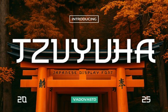 Tzuyuha: The Bold Japanese-Style Display Font for Anime Campaigns