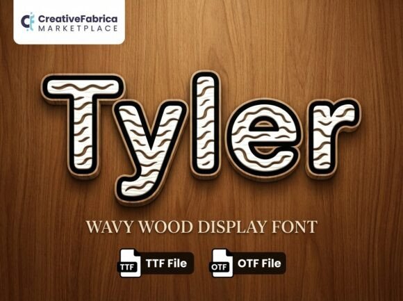 Why Tyler Wavy Wood Display Font Transforms Editorial Design